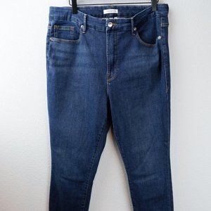 Good American Good Legs Denim Jeans, size 16